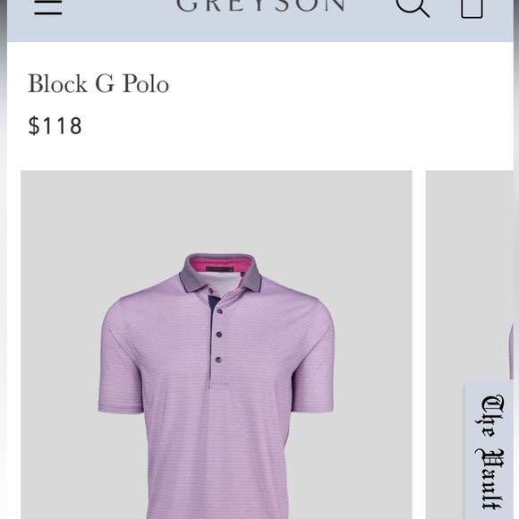 Greyson Block G Polo ⛳️ Color Willowherb - Picture 6 of 12